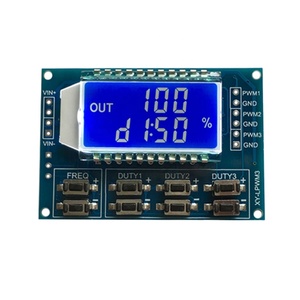 DC <span class=keywords><strong>3.3</strong></span>-30V <span class=keywords><strong>3</strong></span> قنوات تردد 1 هرتز-150 كيلو هرتز دورة العمل 0 -100 قابل للتعديل متر مولد إشارة PWM مع شاشة عرض LCD متر - Product Image 1