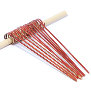 Personalizar cócteles sushi fruta hamburguesa patata bambú lazo pincho palos <span class=keywords><strong>de</strong></span> bambú anillo <span class=keywords><strong>de</strong></span> bambú pincho para barbacoa - Product Image 3