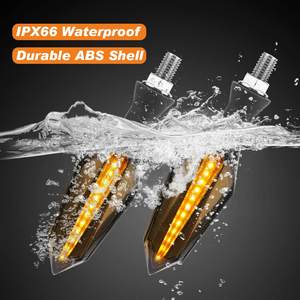 Luz Intermitente LED Universal de 12V, 12 Bombillas LED, Indicador de Giro para Motocicletas, Señal de Giro Fluida para Sistemas de Carrocería LED de 12V - Product Image 5