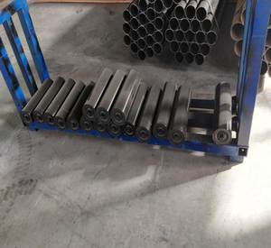 Çin madencilik endüstrisi standart dönüş braketi silindirleri çelik tampon kemer konveyör taşıyıcı makara - Product Image 6