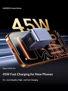 Cargador Rápido Nexode <span class=keywords><strong>UGREEN</strong></span> <span class=keywords><strong>45W</strong></span> GaN, Cargador de Pared USB-C Plegable para iPhone 17/16 Pro Max - Product Image 2