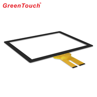 Écran tactile capacitif de 15.6 pouces anti-éblouissement multi-touch 10 points pour la signalisation numérique de vitrine