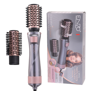 <span class=keywords><strong>ENZO</strong></span> professionale 2 in 1 spazzola rotante ad aria calda per lo Styling e il controllo crespo <span class=keywords><strong>Auto</strong></span> rotante arricciatura negativa spazzola per capelli ionici - Product Image 1