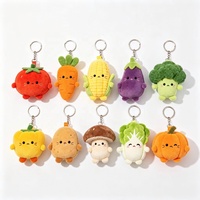 Porte-clés en peluche champignon personnalisé, en coton PP doux, breloque rembourrée, cadeau de fête OEM ODM