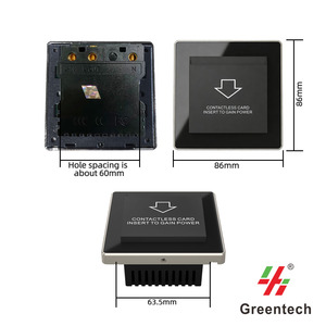 Greentech Interruttore di Risparmio Energetico per Hotel, Impermeabile IP66, Materiale PC Durevole, Interruttore a Scheda con Rete Cablata, Interruttore Touch <span class=keywords><strong>C</strong></span> - Product Image 5
