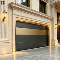 Porte de garage sectionnelle moderne de luxe Bolang, porte de garage surélevée, porte de garage personnalisée, commande automatique inversée, capteur radar intelligent, fournisseur