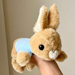 Schattige Cartoon Peter Konijn Pluche Etui Milieuvriendelijk Zacht Genezend Klein Item Opslag Make-Up Tas Rits College - Product Image 4