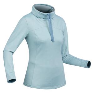 Slim fit light <b>blue</b> <b>women</b> girl ladies pull over running workout <b>hoodie</b> - Product Image 1