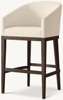 Chaise de bar en bois massif américaine