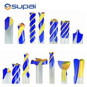 HRC55 2 Flutes CNC Milling Tools Tungststraightde Cutter Up&amp;down Woodworking Compression <strong>Router</strong> <strong>Bit</strong> Fresa End Mill Cutting Tools - Product Image 2