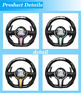 Volant en fibre de carbone Direct Sal avec LED pour BMW Série 3 4 5 F30 F31 F32 F36 E92 F10 F11 F80 F82 M3 M4 X3 X4 X5 X6 - Product Image 6