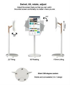 Smart <span class=keywords><strong>TV</strong></span> móvil de 32 pulgadas con aplicaciones de transmisión, pantalla HD y batería de larga duración para uso en interiores/exteriores - Product Image 5