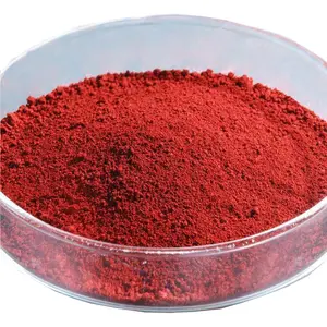 Usine En Gros Fe2O3 Pigment 25kg sac 110 120 130 180 Oxyde De Fer Rouge pour Béton Plastique Caoutchouc