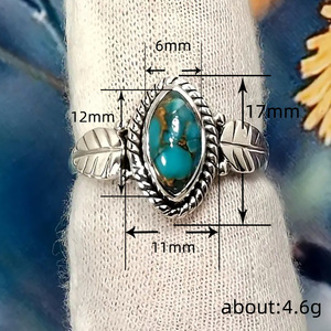 Anello Vintage a Foglia Marquise per Donne, Elegante Gioiello da Dito alla Moda - Product Image 5