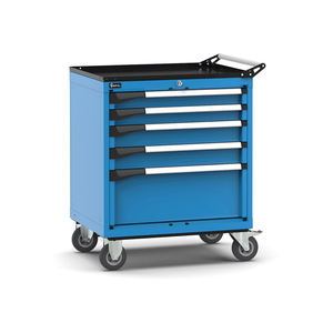 Fami Master tool <b>trolley</b> with 5 adjustable-extension <b>drawers</b>, blue, 714x573x922mm - Product Image 1