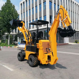 Moteur diesel 30HP 50HP à usage agricole Mini pelle rétrocaveuse tracteur chargeuse sur pneus à vendre - Product Image 1