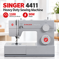 Machine à coudre électrique multifonctionnelle SINGER 4411 pour la maison, qualité automatique, 220V, 1100 Sti/min, professionnelle