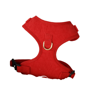 <span class=keywords><strong>Harness</strong></span> Anjing Korduroi Empuk Berbahan Mesh Bernapas, Model Step-In, Mewah, Nyaman,  Logo Kustom, Karet Teddy, Stok Tersedia - Product Image 1