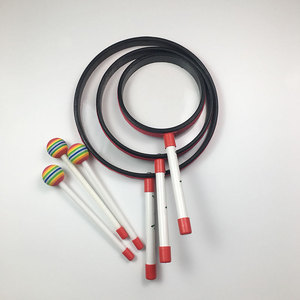 Wholesale Orff Instrument Children 8 Inch Lollipop Hand <b>Drum</b> Infant Music Lollipop <b>Drum</b> - Product Image 4
