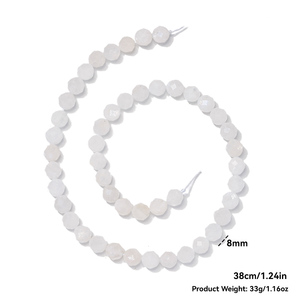 14 sortes de pierres de soleil naturelles 6-10mm pierre précieuse pierre ronde à facettes perles en vrac cristal énergie pour la fabrication de bijoux 15" - Product Image 6