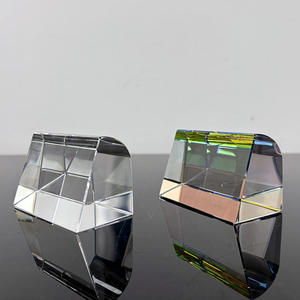 Personalizado trapézio cristal Paperweight vidro vidro transparente diamante corte Paperweight - Product Image 4