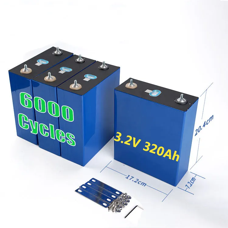 2 Stück Catl 6000 Zyklus 3,2 V 70Ah 80Ah 100Ah 200 Ah280 320Ah 3,2 V 12V 24V 48V Lithium-Ionen-Batterie Lifepo4 Batterie Lifepo4