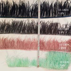 Fourniture d'usine couleur personnalisée pleine taille 1-4ply franges de plumes d'autruche coupe avec ruban de <span class=keywords><strong>satin</strong></span> à vendre <span class=keywords><strong>pas</strong></span> <span class=keywords><strong>cher</strong></span> - Product Image 3