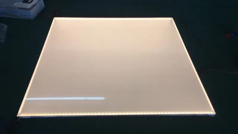 Panel de luz led de 24V CC para decoración de habitación de mármol, paneles de vidrio retroiluminados