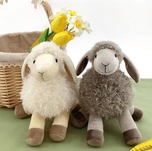 Super <b>Soft</b> Fluffy Sheep Plush White Lamb <b>Stuffed</b> Animal Woolly <b>Toy</b> for Baby Soothing Cuddle Realistic Farm Animal Doll Gift - Product Image 5