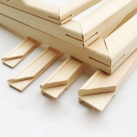 Barres de cadre en bois de pin blanc naturel massif, écologiques, de haute qualité, pour toiles tendues DIY, prix de gros abordable