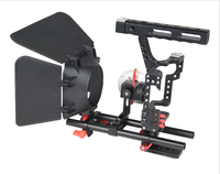 Kit de Cage de caméra avec boîtier mat de mise au point suivante pour ensemble de CAGE A7 pour DSLR GH4 A7S A7 A7R A7RII A7SII