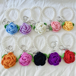 Porte-clés en tissu rembourré NPF vierge, porte-clés au crochet, porte-clés en gros, breloque porte-clés en laiton en peluche pour Halloween, breloque de sac au crochet - Product Image 6