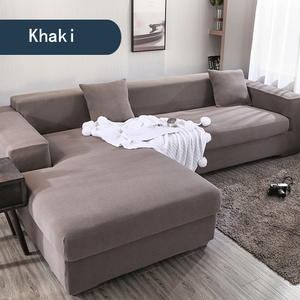 Chất Lượng Cao Tùy Chỉnh Màu Sắc Rắn Thiết Kế Đàn Hồi Sofa Bìa Căng L Hình Dạng Phổ Đàn Hồi Sofa Bìa Slipcover - Product Image 6