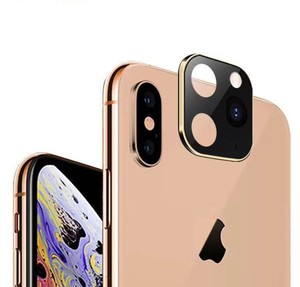 Protecteur d'objectif de caméra pour <span class=keywords><strong>iphone</strong></span>, en métal, pour modèles <span class=keywords><strong>x</strong></span>, xs max, 11 pro, avec anneau de protection arrière - Product Image 2