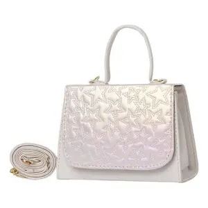 Bolso Bandolera Fana para Mujer, Diseño de Cocodrilo Blanco, Correa Única, Cierre de Concha, Cuero Genuino, Estilo Bohemio Chic, 7 Pulgadas - Product Image 3