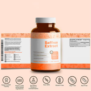 Экстракт шафрана, добавка, добавка шафрана, капсулы для женщин и мужчин, 88,5 мг экстракта шафрана - Product Image 2