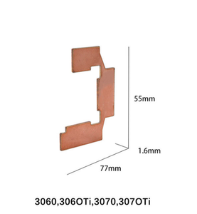 Dissipateur thermique en cuivre violet pour GPU RAM pour RTX 3060 <span class=keywords><strong>3070</strong></span> 3080 3090 / 5600 5700 GPU Cooling Down 15-40 Degree Thermal Conductive Pad - Product Image 2