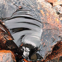 Obsidian batu kasar obsidian alami kualitas tinggi batu mentah obsidian hitam
