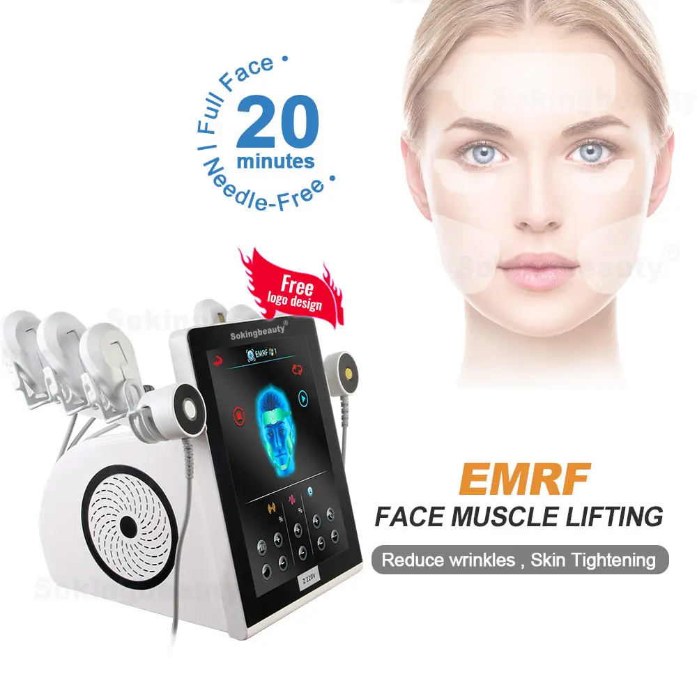 Dispositivo de massagem facial para pescoço e rosto, dispositivo de microcorrente facial para levantamento facial, EMS