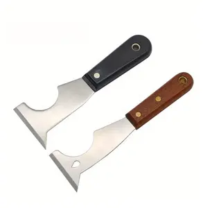 Proveedor chino barato mango de madera cuchillo para masilla raspador de pintura