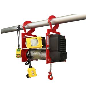 Palan électrique allemand 220V 400-800KG Home Lift 20M Modèle de <span class=keywords><strong>suspension</strong></span> télécommandé Petit palan à moteur en acier avec moteur modèle - Product Image 1
