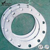 STARLIGHT CHUTES SC – Brides plates galvanisées pré-découpées et brides plates en acier inoxydable SS304 pour assemblage de conduits TDF (OEM)