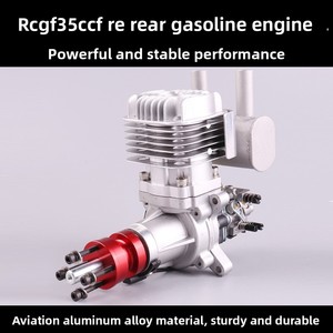 Motore a Benzina RCGF 35cc RE per Aeromodelli, Montaggio Posteriore, Telecomandato, per Aerei ad Ala Fissa in Lega di Alluminio - Product Image 2