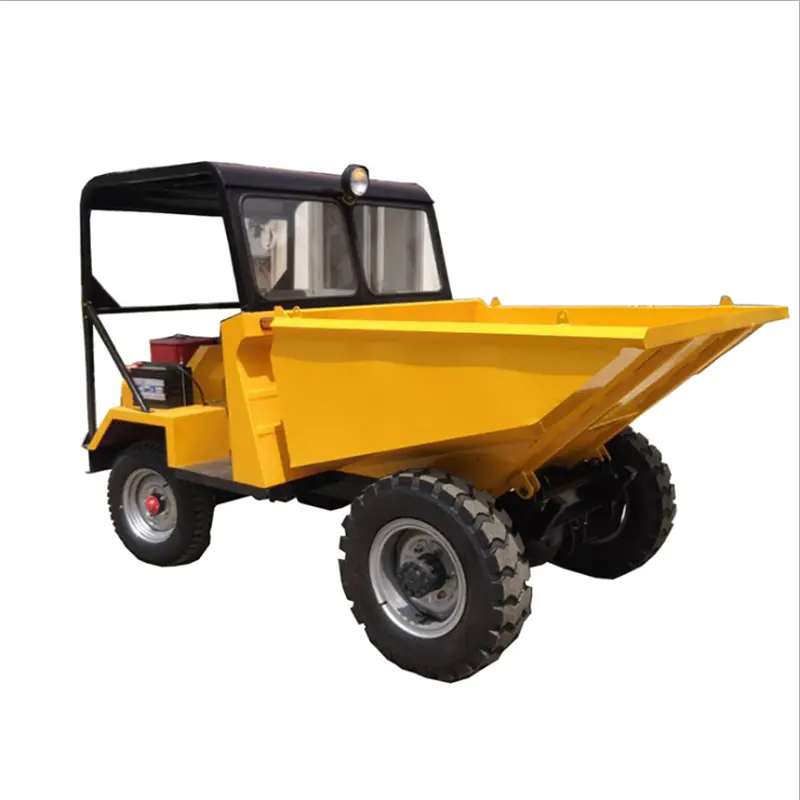 Hot Selling Dieselmotor Mini Loader In Voorraad Mini Wiel Dump Truck 4X4 Hydraulische Mini Truck Dump Truck Te Koop