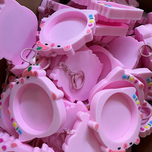 Nouveau porte-clés créatif anti-stress avec boule magnétique en acier, porte-clés mignon en plastique pour cartable, porte-clés anime, jouets - Product Image 4