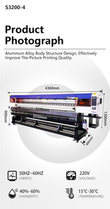 Audley S3200 3.2M Kỹ thuật số phun Decal máy in với photoprint phần mềm, bốn EPS 3200 đầu, i3200 đầu 3200DPI - Product Image 5