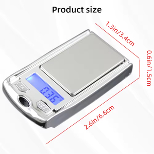 Bilancia Digitale Professionale a Forma di Chiave Auto Mini Classica, 200g/0.01g, Bilancia Tascabile per Gioielli - Product Image 3