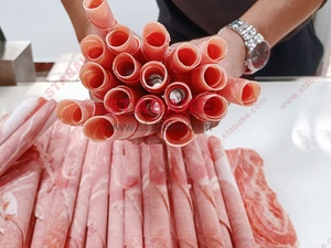 Automatico a base <span class=keywords><strong>di</strong></span> carne affettatrice macchina per la carne congelata affettatrice e <span class=keywords><strong>pancetta</strong></span> cutter - Product Image 2