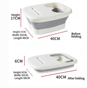 Bac de massage portable pour les pieds, facile à ranger, pliable, pour trempage des pieds - Product Image 3