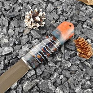 Cuchillo Táctico Personalizable Mammoth de Acero Inoxidable de Alta Calidad con Hoja Fija y Funda de Madera Incluida para Uso en Exteriores OEM - Product Image 4